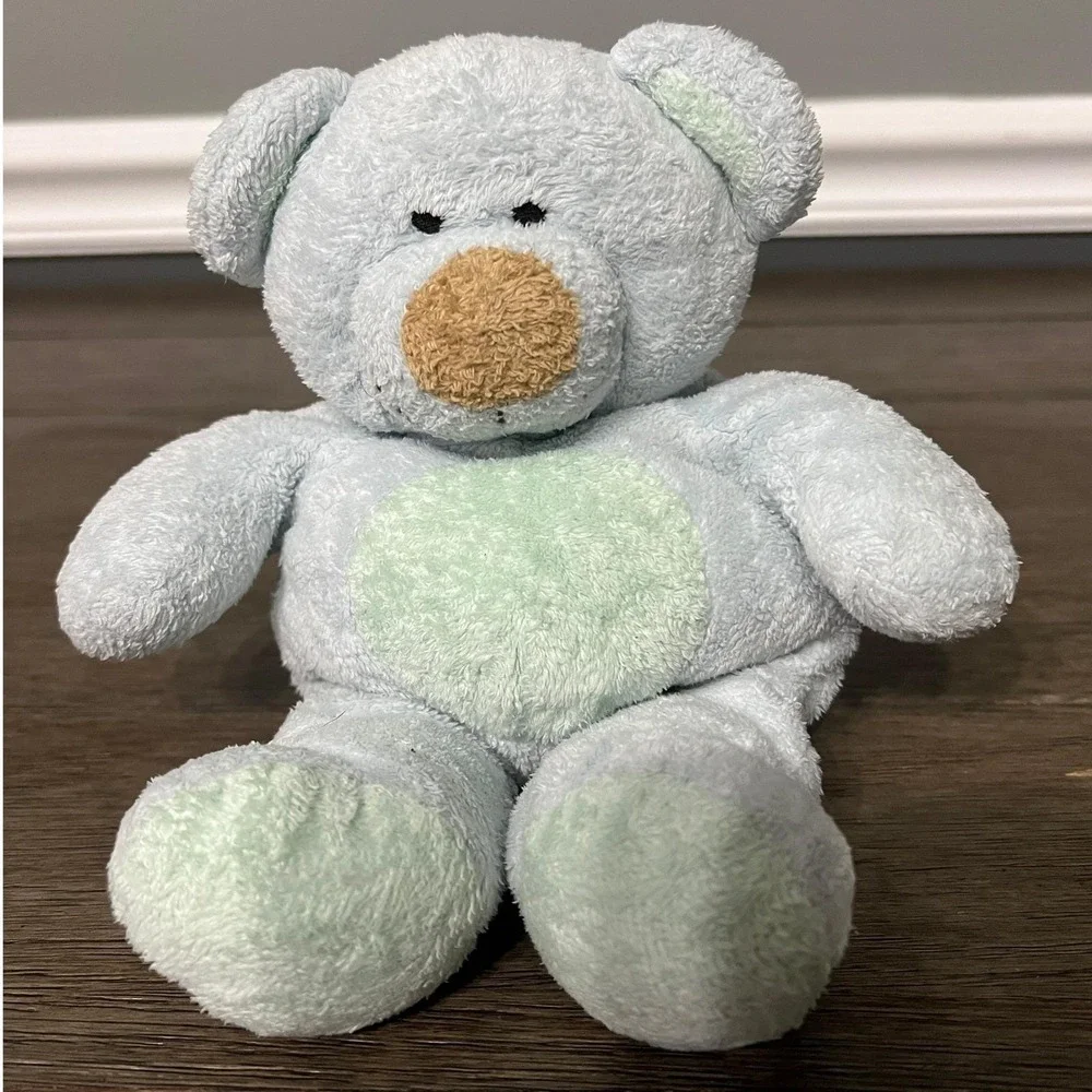 Vintage‎ 2002 Ty Pluffies Bluebeary Bear Plush Tylux 9